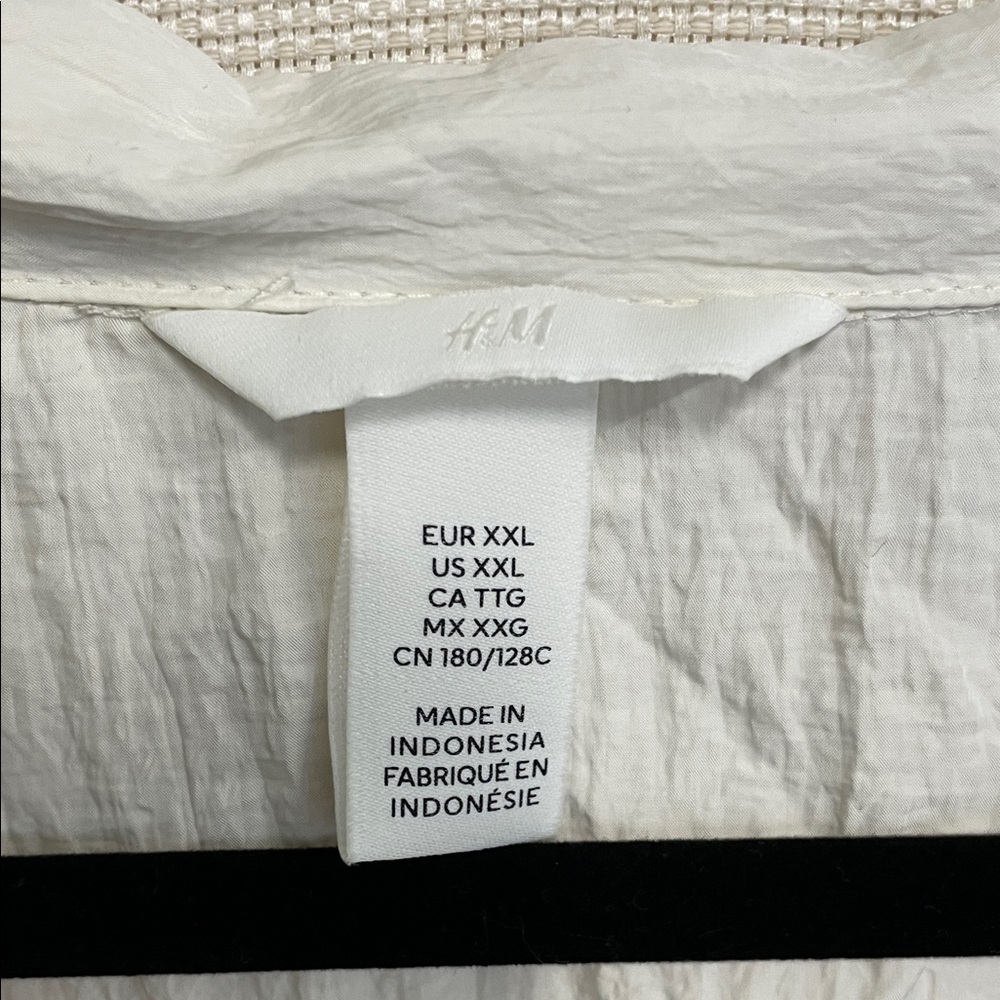 H&M Cream Women's Blouse with Collar - Picture 4 of 4